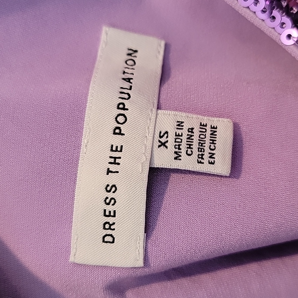 Dress the Population Purple Sequin Maxi Dress - Picture 6 of 7